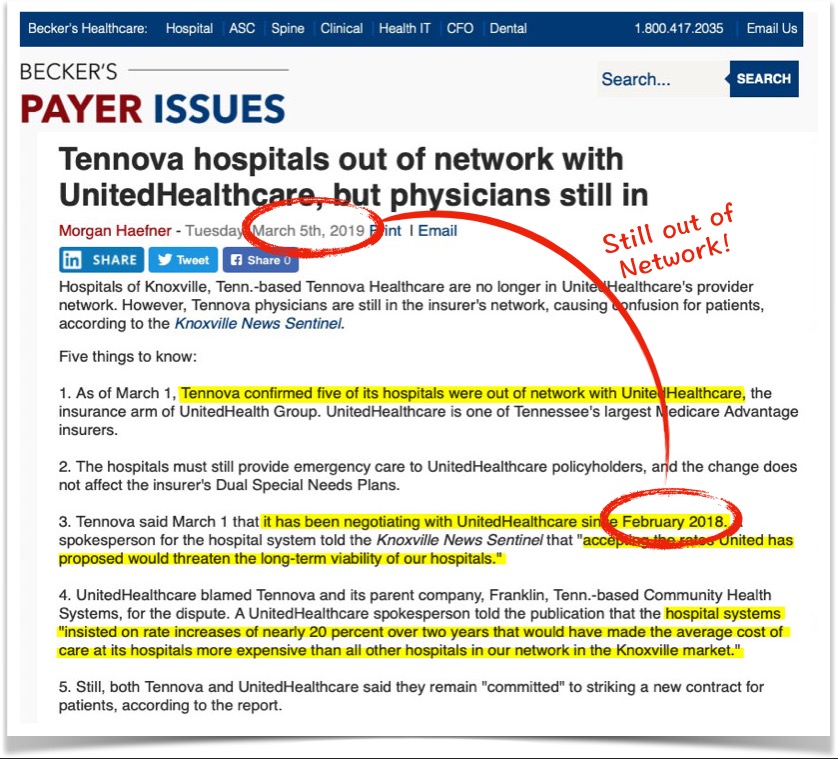 Tennova hospitals