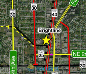BocaFirst Vision Zero Project Bike map Graphic
