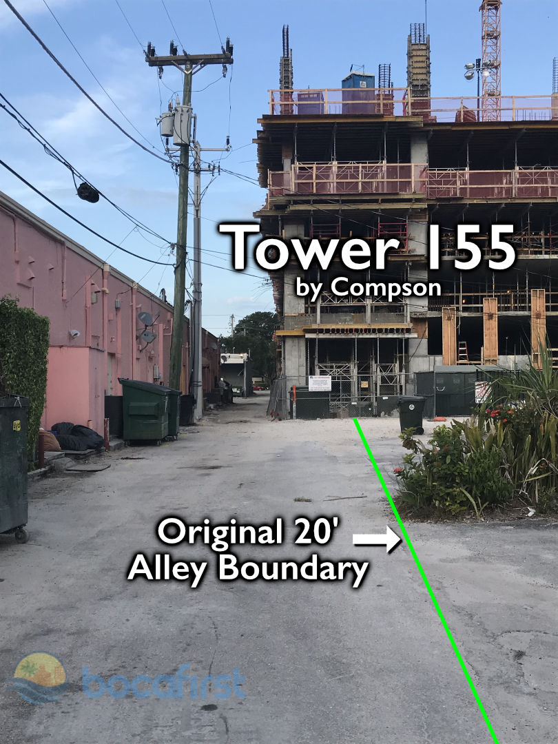 Public Alley given to Compson for Tower 155